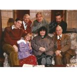 Vicar of Dibley multi signed colour photo 7 fantastic signatures from cast members Dawn French, Emma