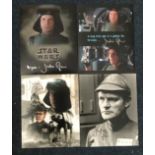 Star Wars Julian Glover signed collection of four 10 x 8 inch colour photos. Condition 9/10. Good