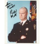 Richard Moll signed colour photo 10 x 8. Good condition. All autographs come with a Certificate of