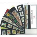 GB Mint stamps twenty Presentation packs, inc. HRH Prince of Wales, Pond Life, Lord Mayors Show,