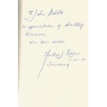 Munther Dajani signed hardback book titled 'Economic Diplomacy. @ This book has a dedicated and