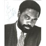 Howard Rollins signed 10x8 black and white photo. Howard Ellsworth Rollins Jr. (October 17, 1950 -