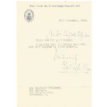 Alec Douglas-Home A5 TLS dated 30th December 1966 on House of Commons headed paper. Good