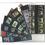 GB Mint stamps twenty Presentation packs, inc. Dogs, Diana, Games and Toys, Industrial