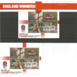 GB Mint stamps Rugby World Cup 2003 Miniature sheet presentation pack number M98 with extra loose