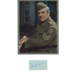 Dads Army John Le Mesurier autograph display (1912-1983) Actor Signed 12x18 Double Mounted Vintage