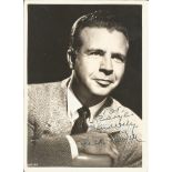 Dick Powell signed 7x5 black and white vintage photo. Richard Ewing Powell (November 14, 1904 -