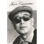 Akira Kurosawa signed 10x7 black and white photo. Akira Kurosawa ( Kurosawa Akira, March 23,