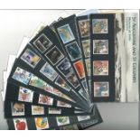 GB Mint stamps twenty Presentation packs, inc. Fishing, Christmas x 3, Sport, Folklore, Disabled,