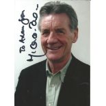 Michael Palin signed 7x5 colour photo dedicated. Sir Michael Edward Palin KCMG CBE FRGS ( born 5 May