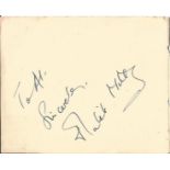 Juliet Mills signed 5x4 album page dedicated. Juliet Maryon Mills (born 21 November 1941) is a