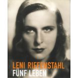 Leni Riefenstahl actress photograph fixed inside large Hardback Book Leni Riefenstahl Funf Leben.