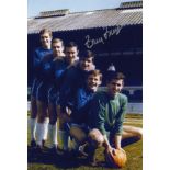 Autographed Barry Bridges 12 X 8 Photo - Col, Depicting A Superb Image Showing Bridges And His