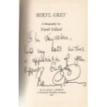 Beryl Grey signed hardback biography written by David Gillard. On the inside title page can be found