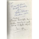 John Gloag signed hardback book titled Mr. Loudon s England. John Gloag was an English writer in the