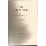 The Tunnel, by Eric Williams. A vintage hardback book with a clear signature on the title page