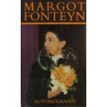 Margot Fonteyn signed hardback book Autobiography published 1975 signature on the inside title page.
