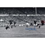 Autographed Neil Young 12 X 8 Photo - Colorized, Depicting Young Scoring The Winning Goal Against