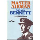 WW2 Hamish Mahaddie DSO, DFC, AFC, Donald Bennett CB, CBE, DSO and Alan Bramson signed hardback book