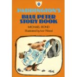 Michael Bond signed hardback book titled Paddington s Blue Peter Story Book signature on the