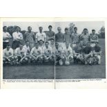 England 1962 World Cup Squad 9x14 Picture Signed By Bobby Moore, Bobby Robson, Ron Flowers, Don