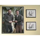 Ant McPartlin and Declan Donnelly 10 x 8 inch photograph professionally double mounted alongside two