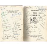 Behind the Spitfires by RAFF signed by 90 WW2 pilots and crew some KIA. Most 130 Squadron; some 19