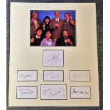 Vicar of Dibley 22x18 mounted signature piece includes 7 fantastic cast member signatures Dawn