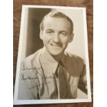 David Niven signed 7 x 5 inch sepia portrait photo. Good condition Est.