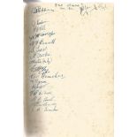 Behind the Spitfires by RAFF signed by 17 signatures of 29 Squadron, Nov 1942. Good condition Est.