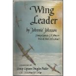 Group Captain Douglas Bader signed hardback book by Grp Capt Johnnie Johnson first edition signature