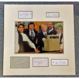 Are You Being Served 17x16 mounted signature piece includes 5 cast members John Inman, Wendy