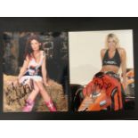 TV Film signed collection. Selection of fourteen 10 x 8's and slightly larger photographs signed