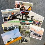 F1 Mark Webber signed Motor Racing photo collection. Eight 12 x 8 stunning colour action photos from