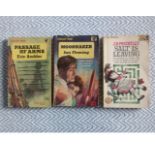 3 x softback Pan books Salt is Leaving by J. B. Priestley 219 pages, Moonraker by Ian Fleming 189