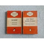 2 x softback Penguin Books by Evelyn Waugh Scoop 233 pages and Put Out More Flags 222 pages