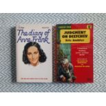 2 x Softback Pan Books Judgment on Deltchev 202 pages and The Diary of Ann Frank 223 pages published