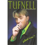 Phil Tufnell What Now The Autobiography. Signed hardback book with dust jacket published in 1999