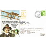 Sir Richard Attenborough signed on an 80th Anniversary of the First Aeroplane Flight in Britain