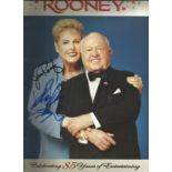 Mickey Rooney (1920 2014) was an American actor, comedian, vaudevillian, radio personality and