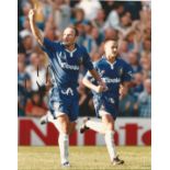 Frank Leboeuf Signed 1996 Chelsea 8x10 Press Photo £10-12. Good condition. All autographs come