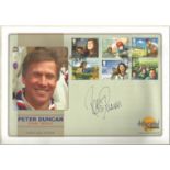 Peter Duncan signed Scouts 2007 large, autographed editions FDC. Good condition. All autographs come