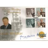 James Whitaker signed Queen's Golden Wedding 1997 autographed editions FDC. Good condition. All