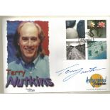Terry Nutkins signed Water and Coast 2000 autographed editions FDC. Good condition. All autographs