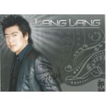 Lang Lang signed 12x8 colour photo. Lang Lang ( born 14 June 1982) is a Chinese concert pianist