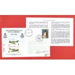 Sir Douglas Bader (1910-1982) Aircraft Pilot Signed 40th Anniversary First Day Cover. Good