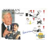 Norman Wisdom signed Autographed Edition FDC commemorating this great comedy legend. This