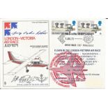 Aviation, James Doolittle and Georg- Peter Eder signed flown London Victoria Air Race FDC. This is