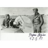Luftwaffe Knights Cross ace pilot Stefan Litjens KC signed 6x4 photo. Good condition. All autographs