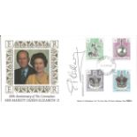 Sir Edmond Hillary signed FDC celebrating the 40th Anniversary of the Coronation Her Majesty Queen